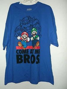 NUOVA T SHIRT SUPER MARIO 3XL o 4XL MARIO & LUIGIE & BOWSER VIENI DA ME BROS - Foto 1 di 2