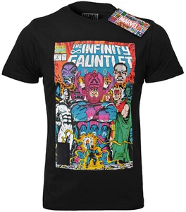 Offizielles Marvel Avengers T-Shirt Nr. 5 Comic Cover Infinity Gauntlet Thanos Neu - Bild 1 von 31