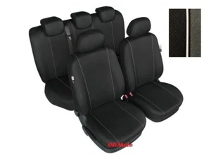 Maßgefertigte schwarze Stoffsitzbezüge Vauxhall (Opel) Corsa (C, D) 2000 -2006 5 Türer - Bild 1 von 8