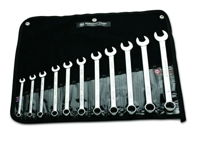 Wright Tool 711 Combination Wrench Set (11 Pieces)