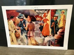 Bon Voyage by Maria Zielinska - Limited Edition Giclee on Canvas 16x24" - Picture 1 of 4