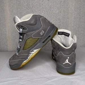 Air Jordan Grey Wolf 5 Talla 5Y Retro Nike 2011 Lanzamiento Gris 440888-005 - Imagen 1 de 12