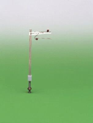 394 Sommerfeldt scala N Palo per catenaria in nikel argento altezza mm. 53 - Immagine 1 di 2