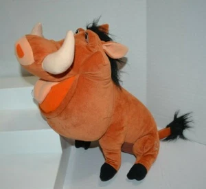 2003 Hasbro Disney Der König der Löwen Film 14 Zoll Plüschtier PUMBAA Warzenschwein - Bild 1 von 3