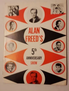 Programa de espectáculos del quinto aniversario de Alan Freed - Imagen 1 de 5