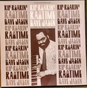 DAVE JASEN Rip Roarin Ragtime LP Jazz BLUES Folkways FG 3561 Insert Ed McKee NM - Bild 1 von 5