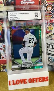 2014 PANINI PRIZM JULIO TEHERAN CAMO EDITION ROOKIE PGA 10 GEM MINT C STORE READ - Picture 1 of 5