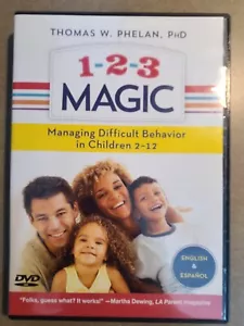 !!! 1-2-3 Magic Managing Difficult Behavior in Children 2-12 - DVD, Used, EC !!! - Picture 1 of 3