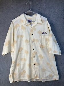 Vintage Reyn Spooner UCLA Bruins Hawaiian Camp Shirt Men's 2XL Rayon