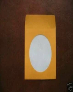 2000 3" ORANGE MINI CD-R PAPER SLEEVE ENVELOPE JS209 - Picture 1 of 1