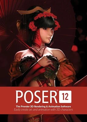 Poser 12 - 3D Rendering & Animation Software for PC and Mac, Keycard - Image 1 of 4
