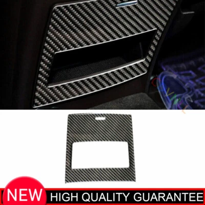 Panel protector de salida de aire trasero de fibra de carbono de vinilo para Benz GLE GLS 16-19 Foto 1 de 4