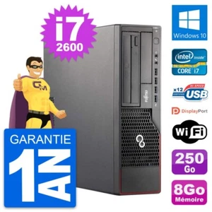 PC Fujitsu Esprimo E700 DT Intel i7-2600 RAM 8Go Disque 250Go Windows 10 Wifi - Photo 1/3