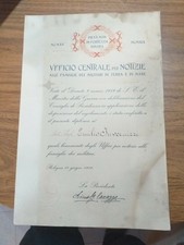 RARA VARIANTE DIPLOMA MEDAGLIA UFFICIO NOTIZIE !!