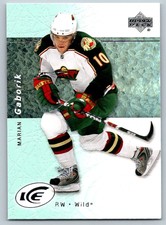 2007-08 UD ICE #80 MARIAN GABORIK MINNESOTA WILD UPPER DECK HOCKEY CARD NM 10