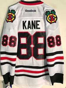 Reebok Premier NHL Jersey Chicago Blackhawks Patrick Kane White sz 2X - Picture 1 of 2