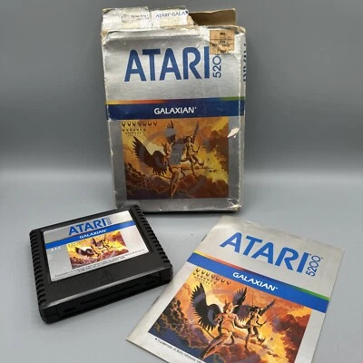 VTG Galaxian (Atari 5200, 1982) Complete CIB W/Manual Box Game Not Tested - Image 1 of 4