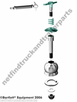 95mm Tow Hitch Bartlett Ball only Truck Trailer 375DX - image 1 of 4