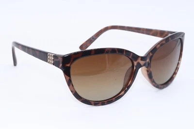 GAFAS DE SOL NINE WEST NW DG 0813 HUT LEOPARDO POLARIZADAS MARCOS AUTÉNTICOS 56-18 Foto 1 de 4