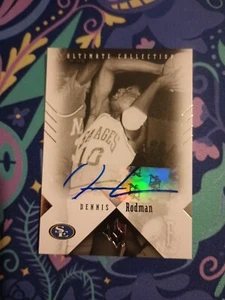 2010 DENNIS RODMAN UPPER DECK ULTIMATE COLLECTION BA-DR1 AUTO #D/75 SP CARD - Picture 1 of 2