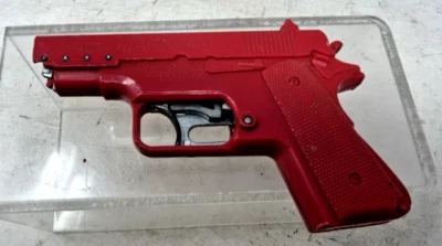 Vintage Marx Automatic 45 cal Red Plastic Cap Gun AS-IS - Image 1 of 4