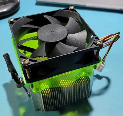 CPU Heat Sink Cooling Fan 3 Pin  AM3+ AM3 AM2 939 754 FM1 FM2  New/Refurbish FN8 - Image 1 of 4