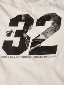 Shaq Tee XL Stadium Giveaway Jersey Retirement 2016 Miami Heat Rare - Bild 1 von 4