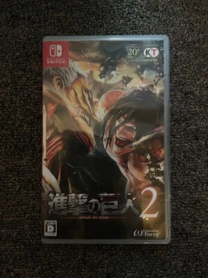 Nintendo Switch Shingeki no Kyojin 2 Attack on Titan Japan Import - Image 1 of 3