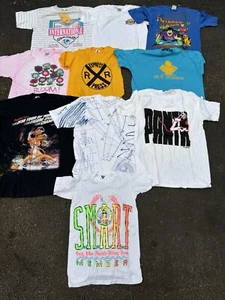 Vtg 90s LOT T-Shirts Sports Cartoon Funny Screen Stars Reseller Single Stitch #3 - Picture 1 of 12