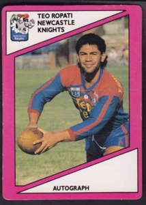 SCANLENS 1988 NEWCASTLE TEO ROPATI NO.132 - Picture 1 of 1