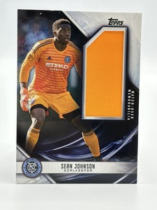 2019 Topps MLS Single Player Jumbo Relic Sean Johnson NYCFC /220