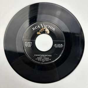 Perry Como Moonlight Love / Chincherinchee Record 45 RPM Vinyl - Picture 1 of 2