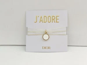 Dior J'adore Charm Pulsera Colgante Blanco Bolso Dior Belleza Dije Cinta Novedad - Imagen 1 de 5
