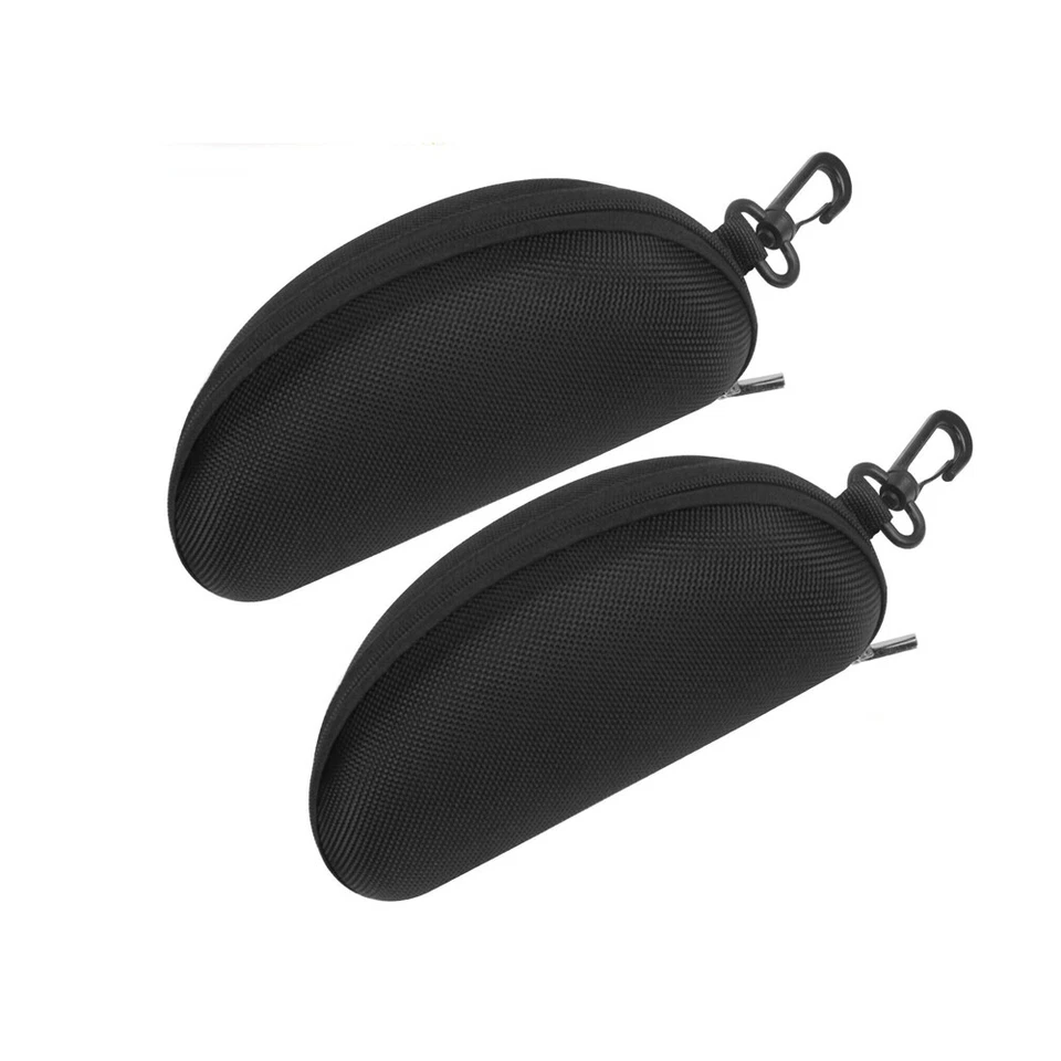1-3 piezas Estuche para gafas Caja Gafas de sol Protector Cremallera dura Clip para cinturón Portátil Foto 1 de 4