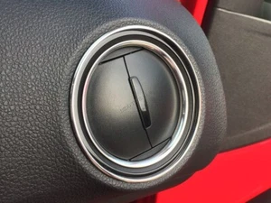 Per Skoda Citigo 2011- Anillos de Aluminio Pulido para Orificios de Ventilación - Picture 1 of 9