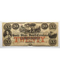 1861 South Carolina Currency – Civil War – 5162