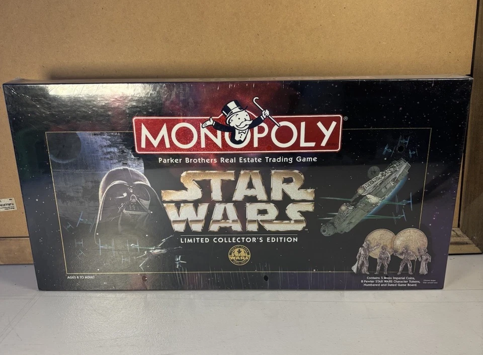 Monopoly Star Wars Limited Collector's Edition - 1996- Complete NEW SEALED - Image 1 of 4