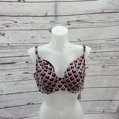 Moontide набережной с ярлыками U/W верхний рубиновый Geo бикини верхний мульти 18E бюстгальтер праздник - Изображение 1 из 4