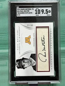 Paul Molitor 2015 Panini National Treasures Auto Treasured Cuts Minnesota/15 - Imagen 1 de 2
