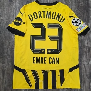 2025 Puma Borussia Dortmund Third Soccer Jersey Emre Can Kids XL UCL Germany - Picture 1 of 8