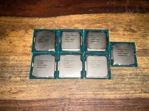 JOBLOT 7 x Intel Core i3 CPUs i3-6100 i3-7100T i3-8100 - Picture 1 of 1