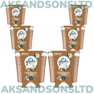 Glade Duftkerze SENSUAL SANDELWOOD & JASMINE 129g - Bild 1 von 4