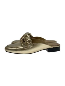 Chanel Gold Sandals/Size 37/Used with Wear - Picture 1 of 6