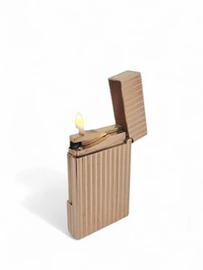 Briquet Dupont Ligne 2 Gatsby Plaqué Or - Imagen 1 de 10