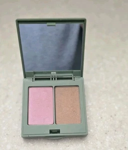 Clinique Blush & Bronze Duo-ICED LOTUS Powder Blush & SUNKISSED Pressed Bronzer - Picture 1 of 3