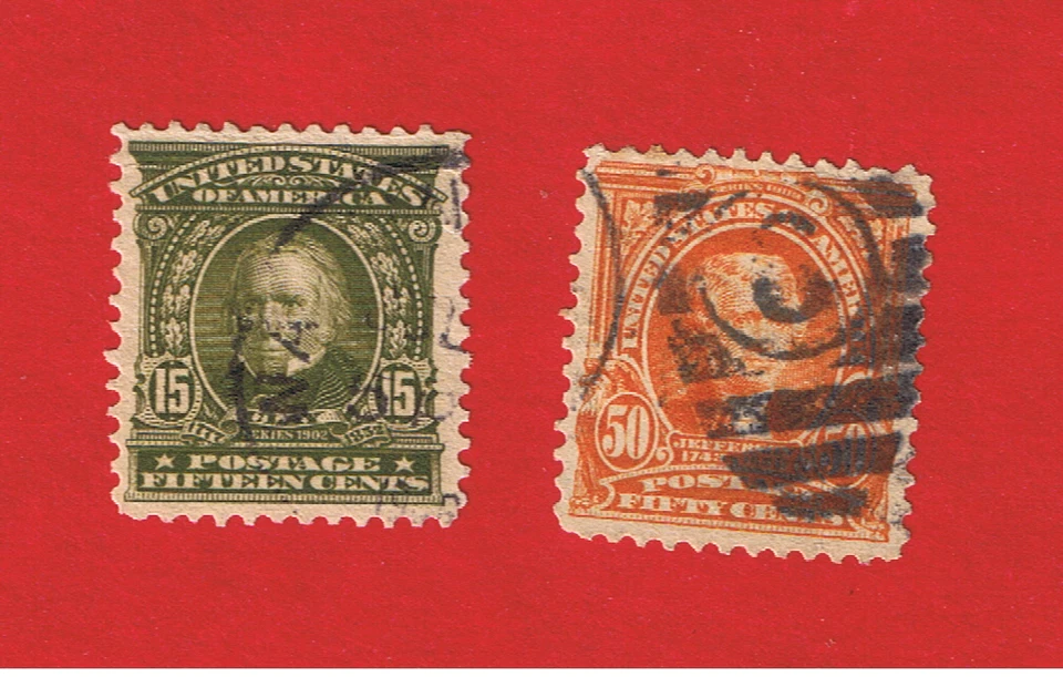 #309-310  VF used   Clay & Jefferson   Free S/H - Image 1 of 1