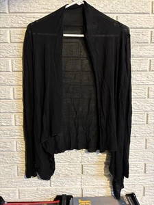 Active Basic Women’s Sheer Black Top Size S - Picture 1 of 5