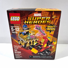 LEGO Super Heroes Marvel Mighty Micros Iron Man vs Thanos 76072 94 pcs Box