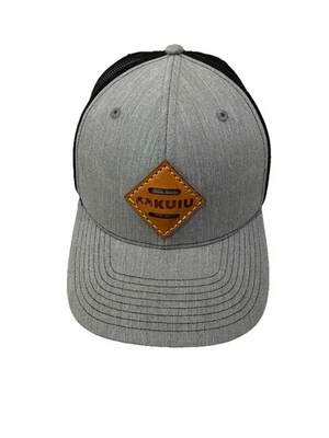 Kuiu Ram Leather Patch Trucker Hat Original Richardson 112 Adjustable Trucker - Image 1 of 4