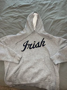 Vintage Notre Dame Irish Majestic Hoodie Xl - Picture 1 of 3